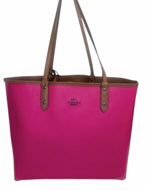 Coach Reversible City Tote — NWOT — Pink/Brown MSRP $300